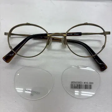 NEWYORKER NY6235  } 점핑 안경 프레임만 골드