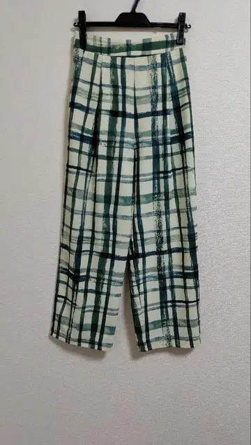AmeriVINTAGE HAND CHECK LOOSE PANTS 그린