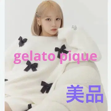 젤라또피케 리본 풀오버