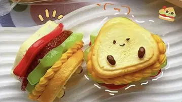 [ 미사용 새상품 ] 샌드위치/햄버거/스퀴즈/페타페타/푸니푸니