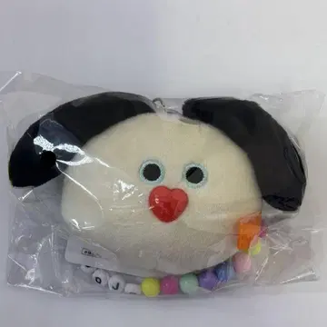 익명 새상품 mojojo 비즈 체인 달린 페이스 마스코트 강아지