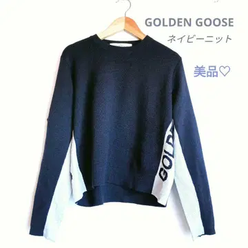 GOLDENGOOSE 네이비 울 니트 Deuxieme Classe