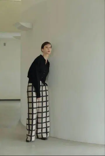 louren 자카드 팬츠 S
