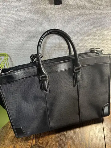 비즈니스 백 블랙 나일론 가죽