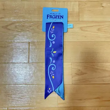 [미사용 새상품] 홍콩 디즈니랜드 안나 FROZEN 리본 스카프