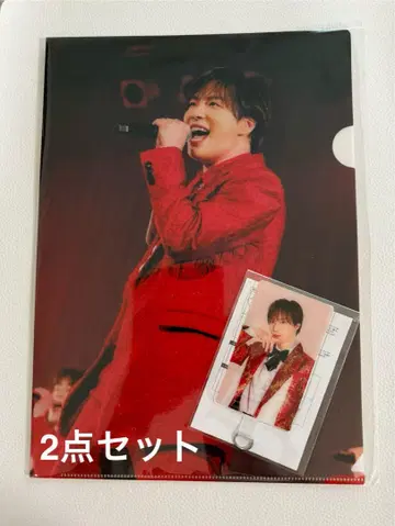 시오타 마사키 폰탭 클리어 파일 2개 세트 복권 라이브