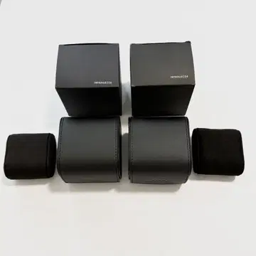 [ 2개 세트 ] IWC 블랙 가죽 시계 케이스