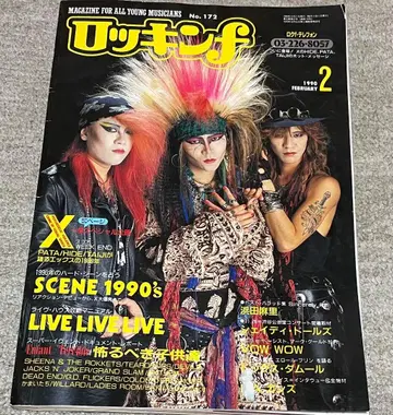 로킹f 1990년 2월 X 50페이지 기획 하마다 마리 핀업 달력