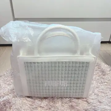FURFUR 트위드 로고 토트백 민트