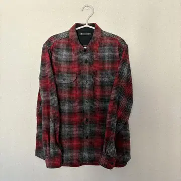 MINEDENIM 22AW 플란넬 오버 셔츠