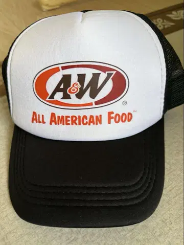 인기! A&W 메쉬 캡 BLACK