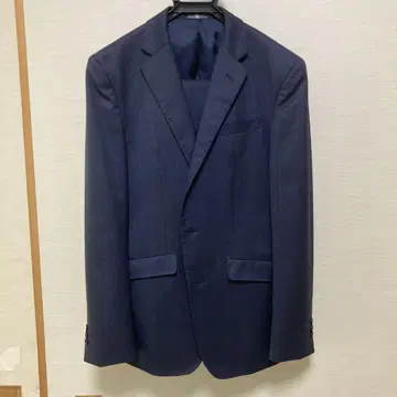 네이비 스트라이프 비즈니스 정장