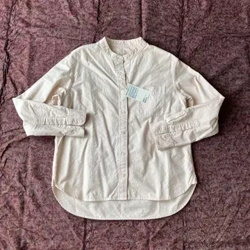 ReMUJI 긴팔 셔츠 S 옅은 감색