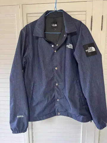 THE NORTH FACE 네이비 데님 자켓 GORE-TEX 콜라보