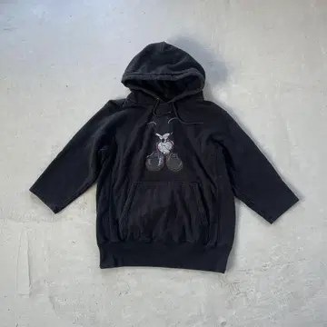 rehacer x Disney 레어셀 Mickey 7부 기장 후드티