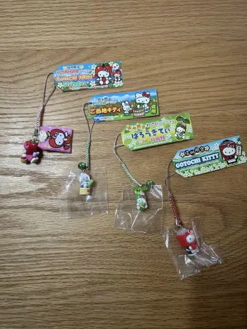 지역 한정 키티 매듭 스트랩 신슈 한정판