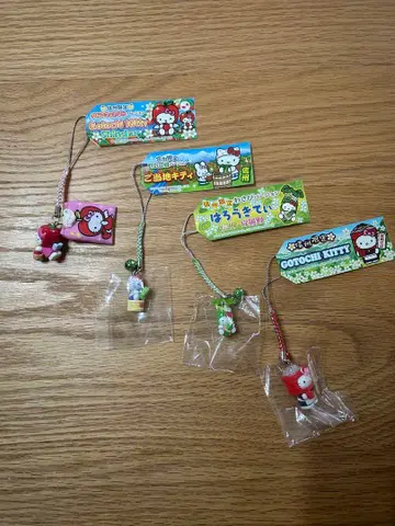 지역 한정 키티 매듭 스트랩 신슈 한정판