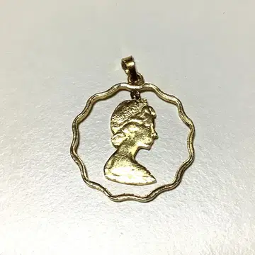 코인 펜던트 펜던트 탑 홍콩 달러 앤티크 코인