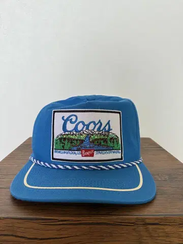 새상품급 캡 블루 자수 coors beer 트래커캡