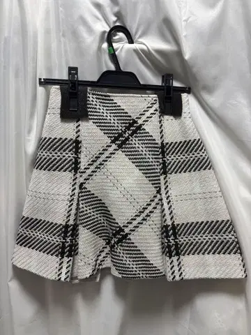 로빙 체크 미니 스커트 스나이델
