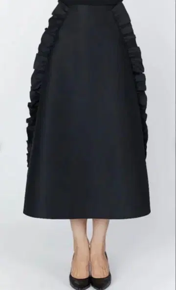 YOKO CHAN Ruffled Flared Skirt38