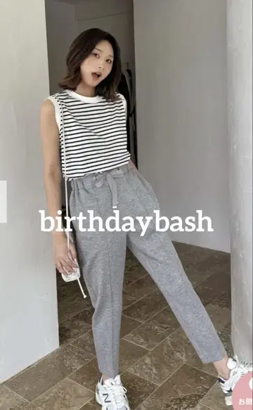 birthdaybash BB casey pants LIMITED 그레이