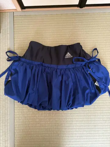 adidas 파랑 숏팬츠 허리 리본 포함
