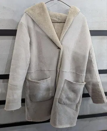 [ 구제 의류 ] BEAMS 페이크 무스탕 코트