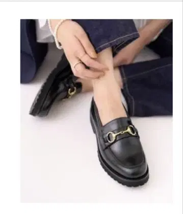 [PASCUCCI] [IENA] 비트 로퍼 블랙 23cm
