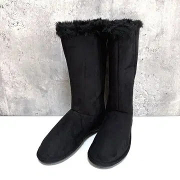 새상품 [ UNIQLO ] 롱 기장 어그 부츠 블랙 25cm 상당