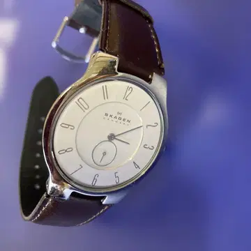 SKAGEN 아날로그 시계 실버/화이트