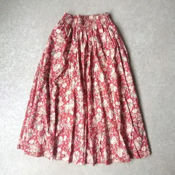 빈티지 LAURA ASHLEY 꽃무늬 롱 스커트 장미 로즈