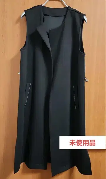 에니와이즈 라이트 종이상자 니트 베스트 블랙 M 택 포함