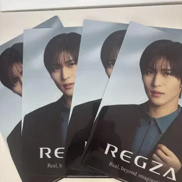 메구로 렌 REGZA 클리어 파일 4장 세트