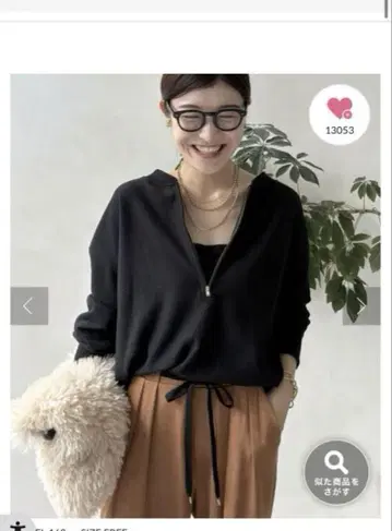 DOUDOU 하프 지퍼 맨투맨