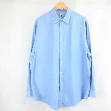 LE 와이드 실루엣 오버사이즈 셔츠 3 블루 남성용 일본제