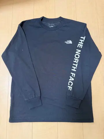 THE NORTH FACE 블랙 롱T셔츠
