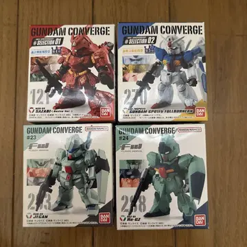 GUNDAM CONVERGE 4체 세트 미개봉 새상품