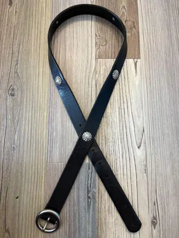 버튼 웍스 네이비 콘초 벨트 버튼 웍스
