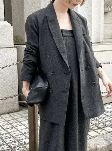 미사용 새상품 select MOCA 트위드 더블 자켓