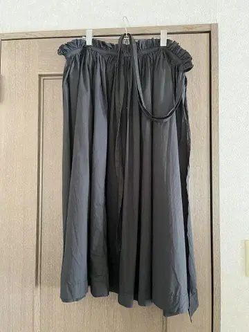 [새상품급] ICHI 롱 스커트 랩스커트 블랙 SM191019