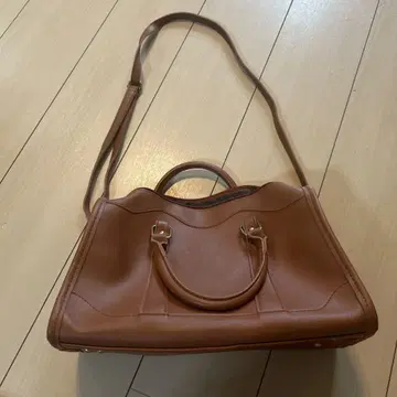 브라운 핸드 숄더 스트랩 포함 보스턴 백 zozotown