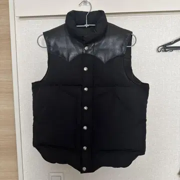 슈가케인 레더 요크 다운 베스트 S 사이즈