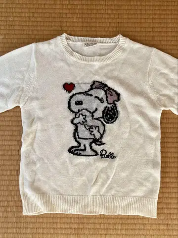 PEANUTS 벨 니트 스웨터