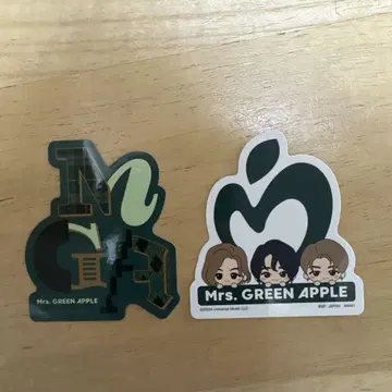 Mrs.GREENAPPLE 제일복권 스티커 2종
