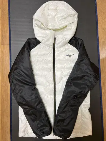 Mizuno 후드 부착 자켓 S 화이트/블랙