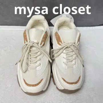 미사용 mysa closet 다나카 리나 대드 스니커즈 코르크 22.5