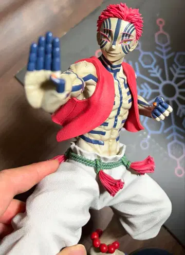 귀멸의 칼날 T.N.T-STUDIO 아카자 피규어만 받침대 없음