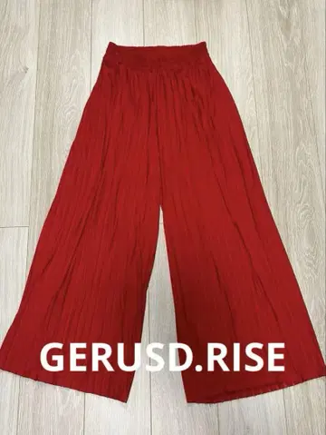 새상품급 [ GERUSD.RISE ] 플리츠 와이드 팬츠