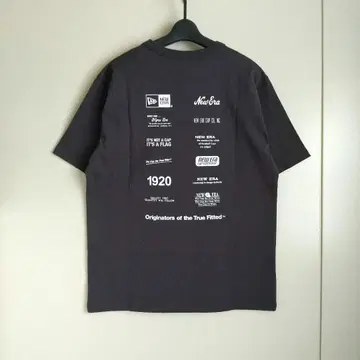 뉴에라 코튼 T셔츠 로고 아카이브 흑먹색 L 사이즈 새상품 2